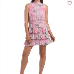 1. State floral ruffle dress S